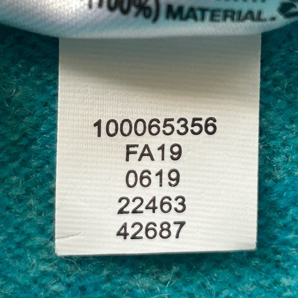 Charter Club Luxury 100% cashmere mint turquoise boxy sweater sz XS oversized - Picture 5 of 9